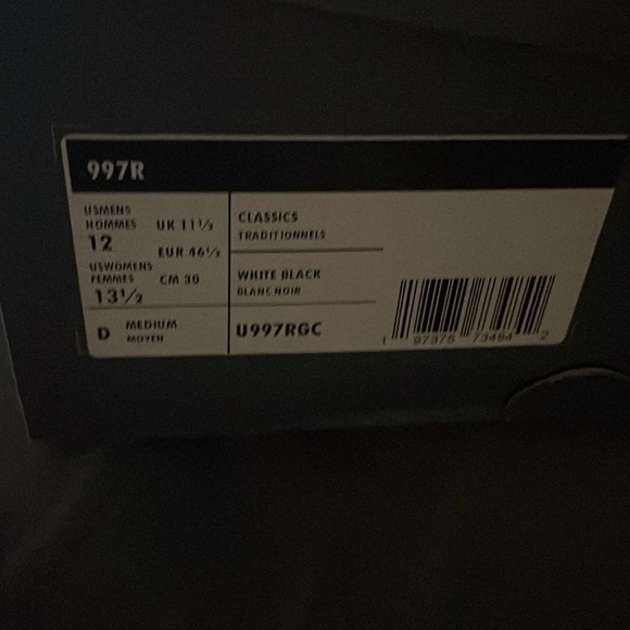 New Balance 997R Size 12 - Picture 5 of 5